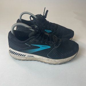 Brooks Ariel 20 Blue Black Womens Size 10 Width Medium B